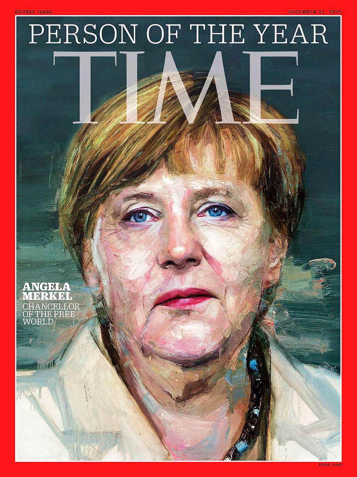 Журнал Time объявил Ангелу Меркель человеком года, 2015 г.
