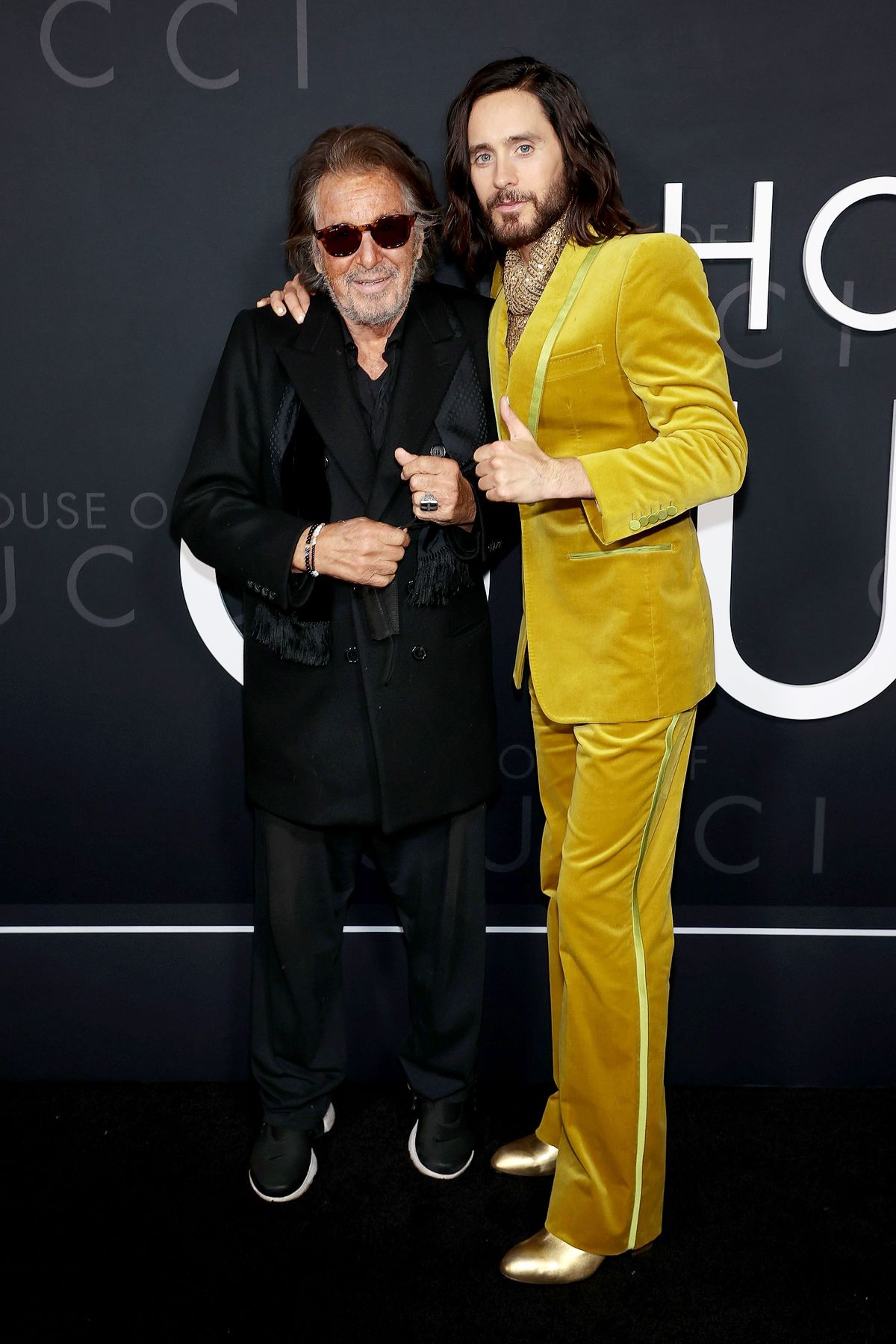 Аль Пачино и Джаред Лето на нью-йоркской премьере фильма «Дом Gucci», 16 ноября 2021 г., фото 1