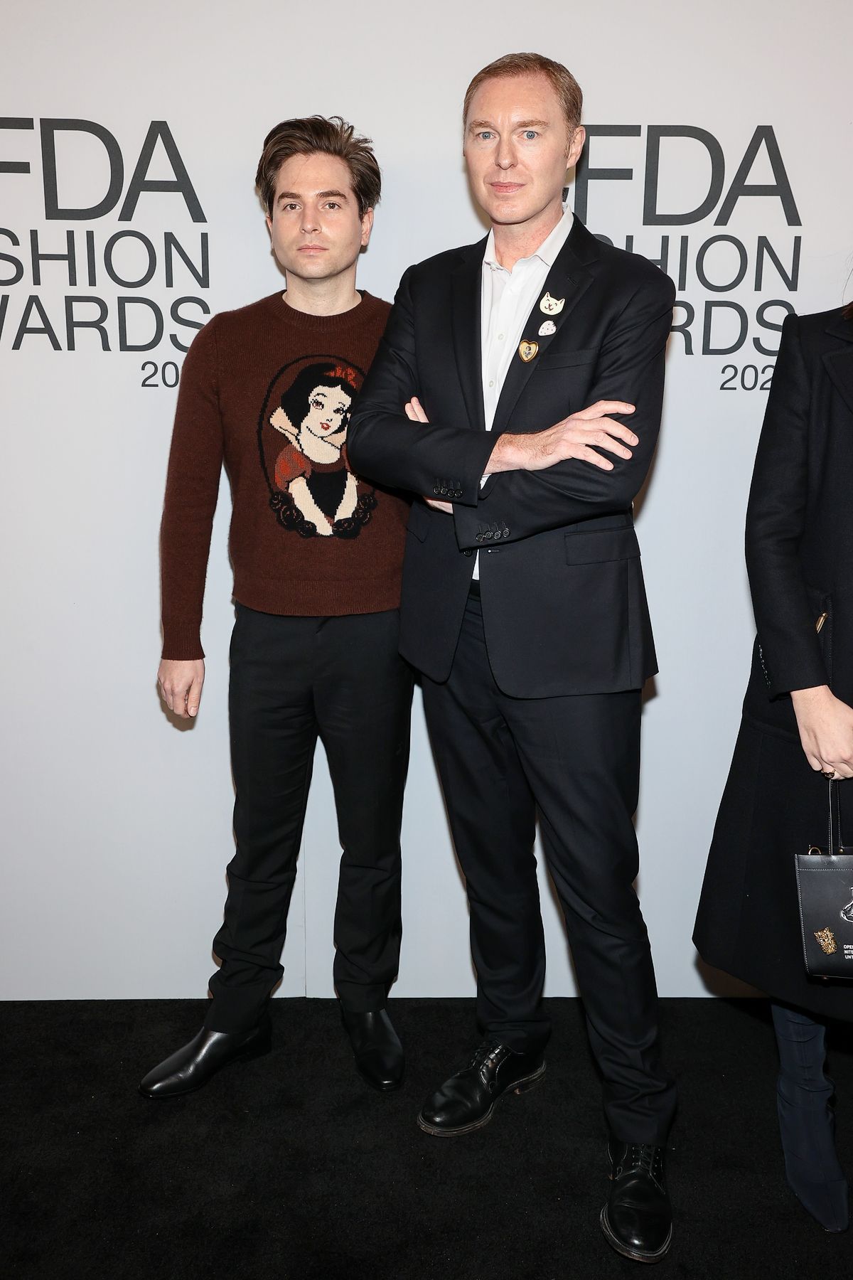 Бенджамин Сейдлер и Стюарт Веверс на церемонии вручения наград CFDA Fashion Awards 2021