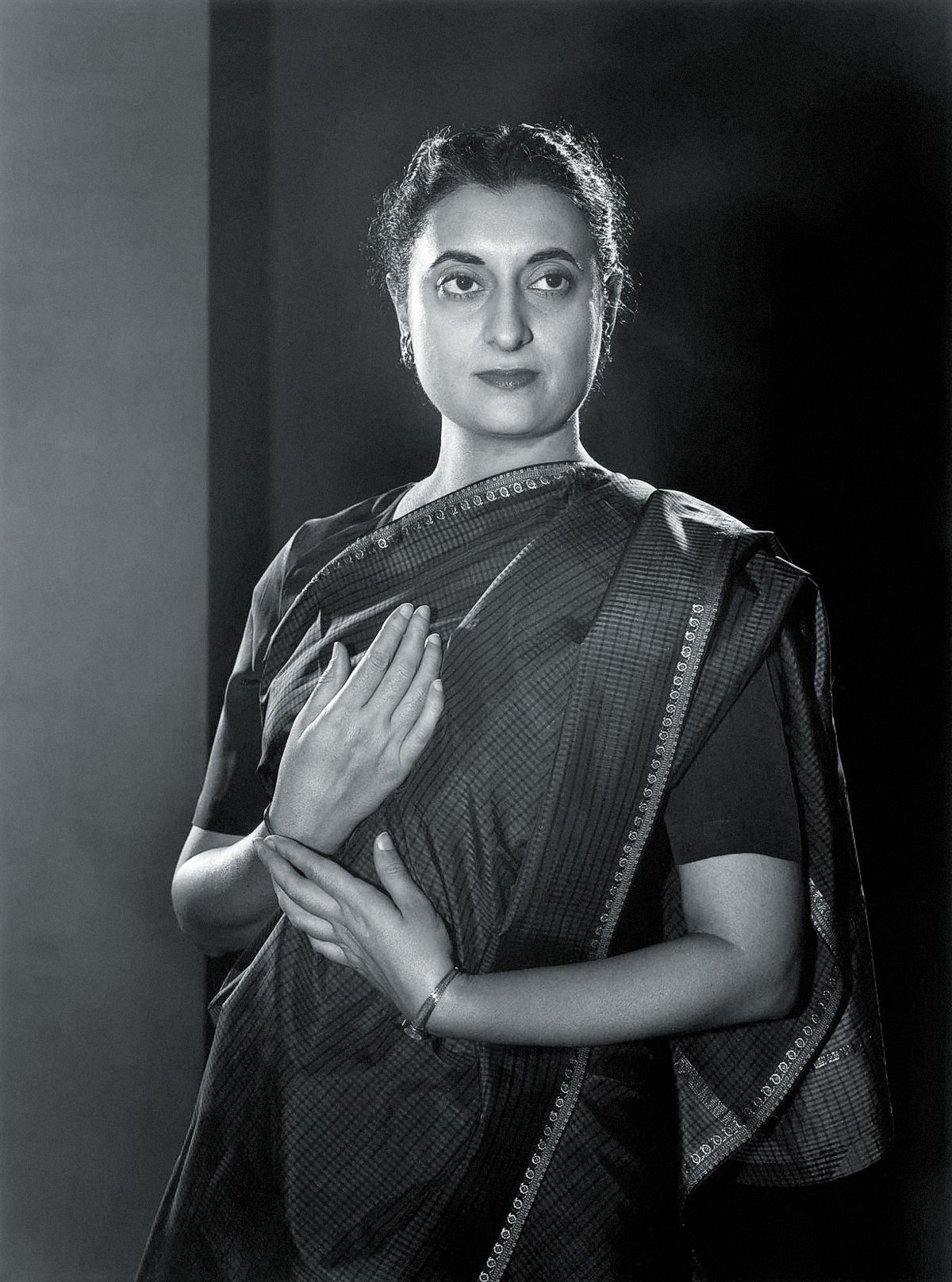 Индира Ганди, фото Юсуфа-Карша