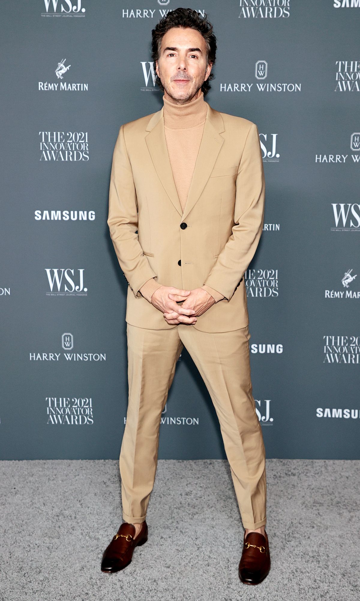 Шон Леви на церемонии вручения премии журнала WSJ Innovator Awards 2021 в Нью-Йорке, 1 ноября 2021 г.