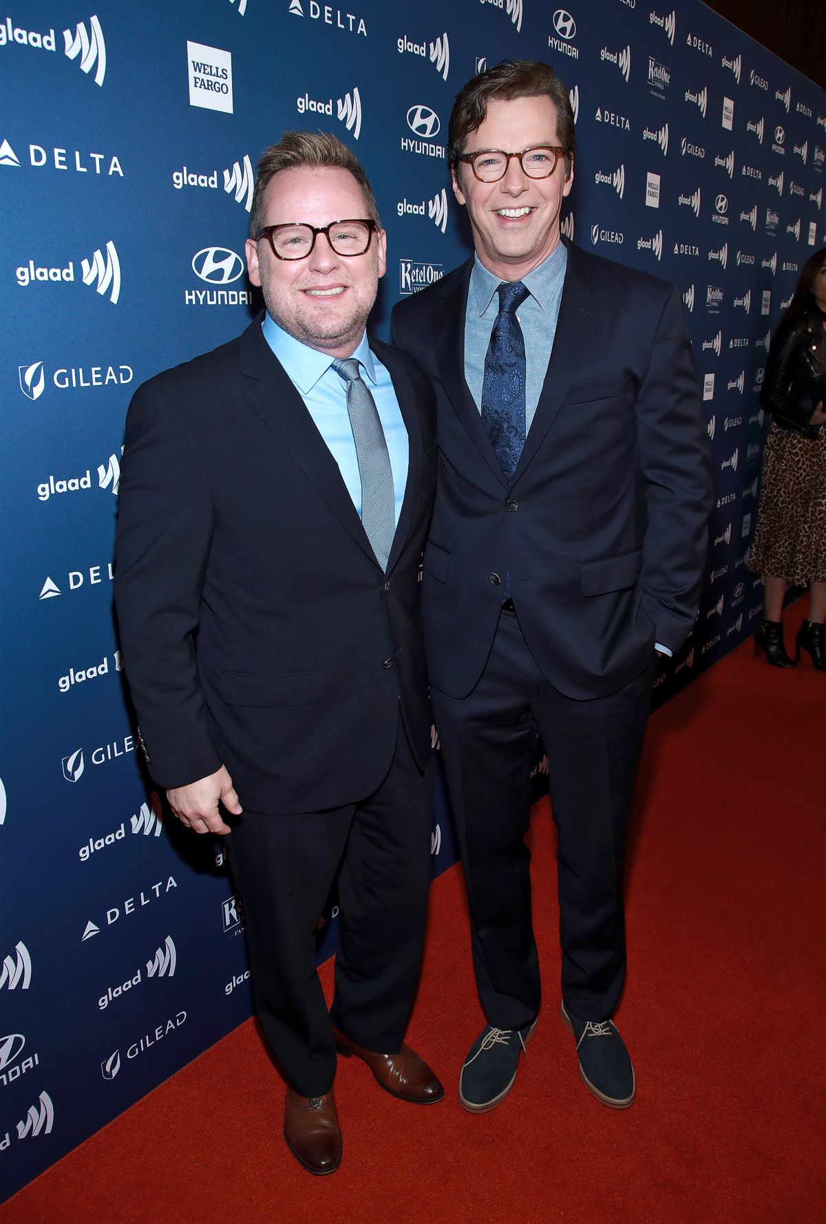 Скотт Исеногле и Шон Хейс на 30-й церемонии вручения премии Glaad Media Awards
