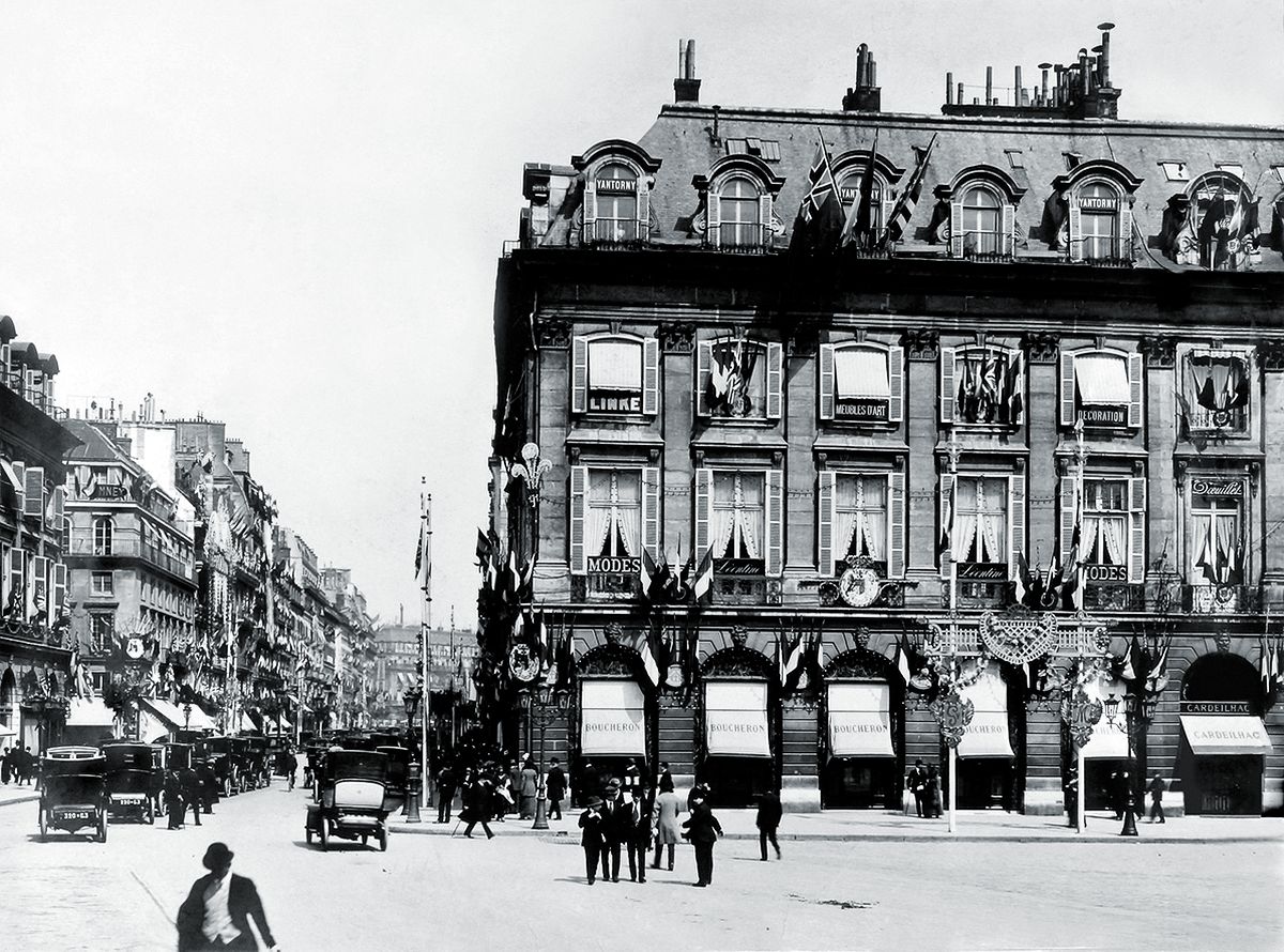Бутик Boucheron на Вандомской площади в Париже, 1883 г