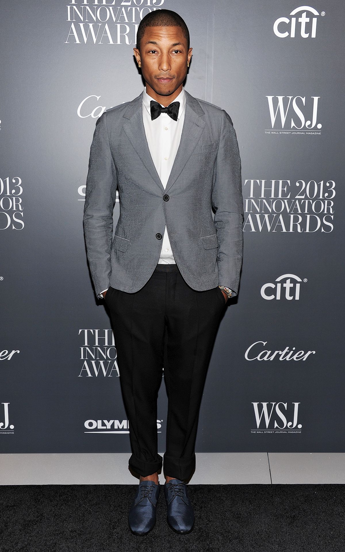 Фаррелл Уильямс на церемонии вручения премии журнала WSJ. «Innovator Of The Year»