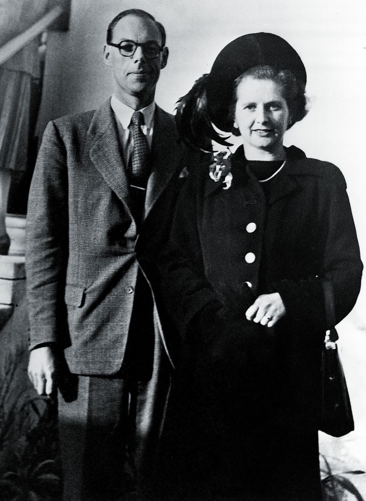 Маргарет Тэтчер с мужем Денисом Тэтчером
