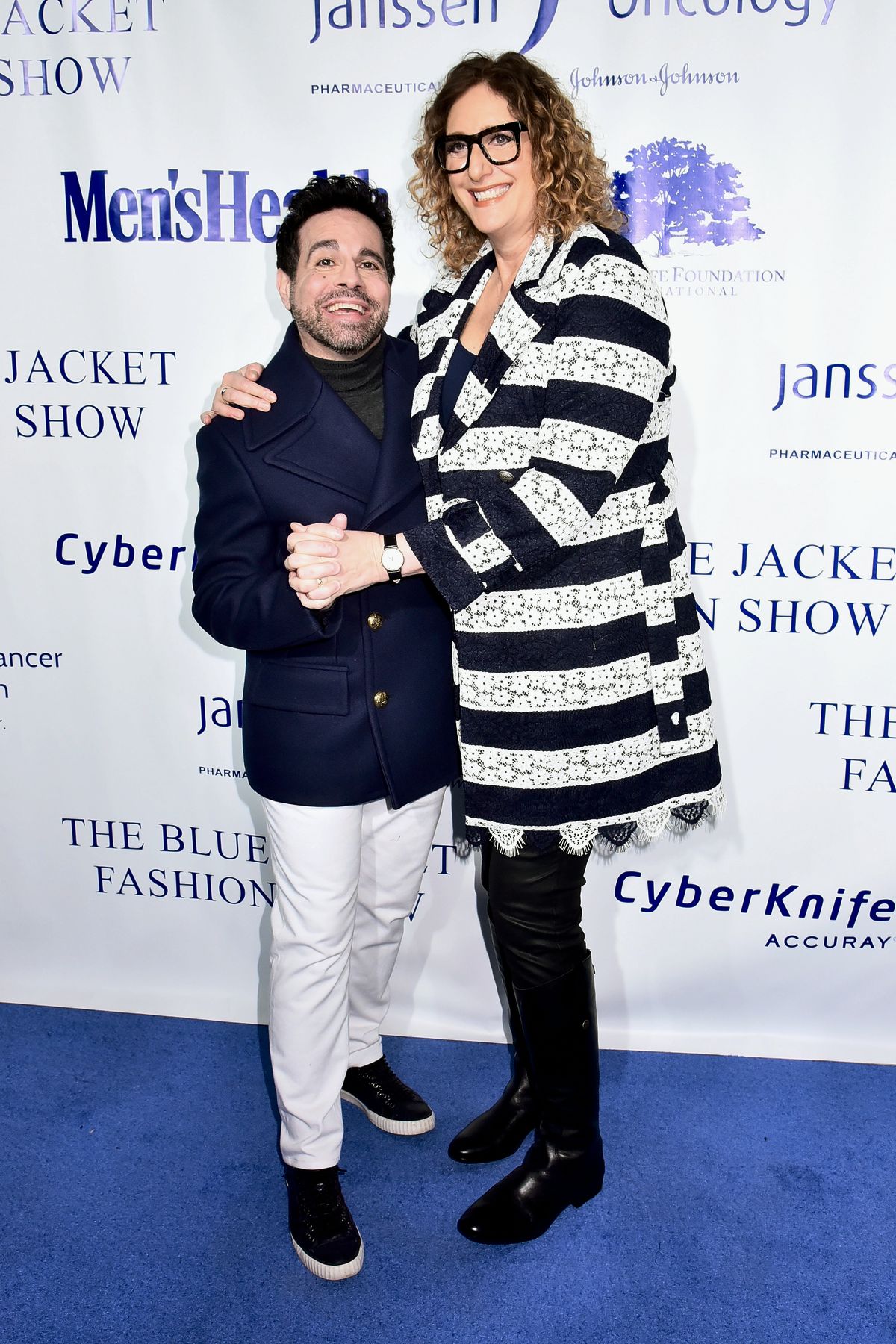 Марио Кантоне и Джуди Голд на 3-м ежегодном шоу Blue Jacket
