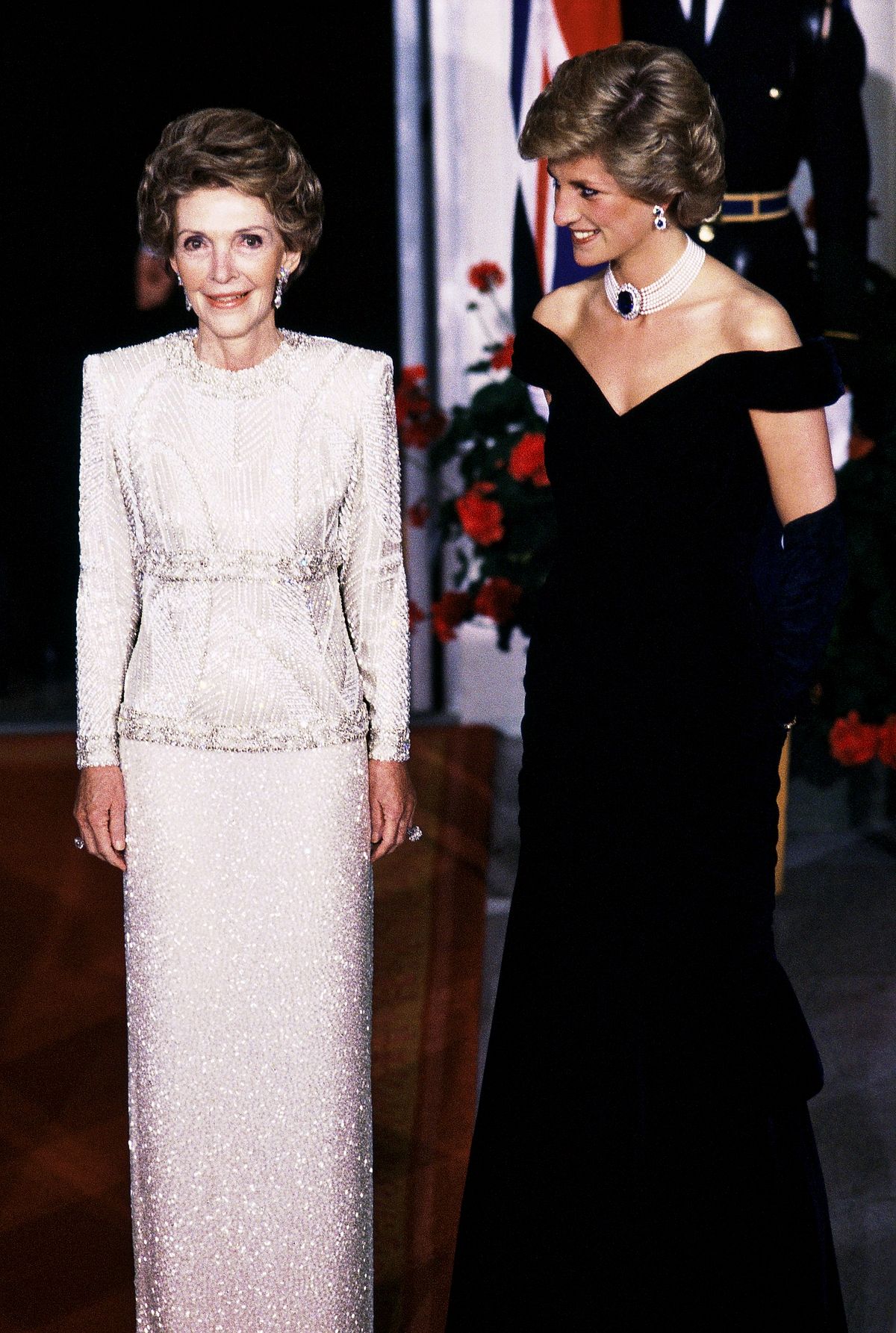 Нэнси Рейган и принцесса Диана в Белом доме