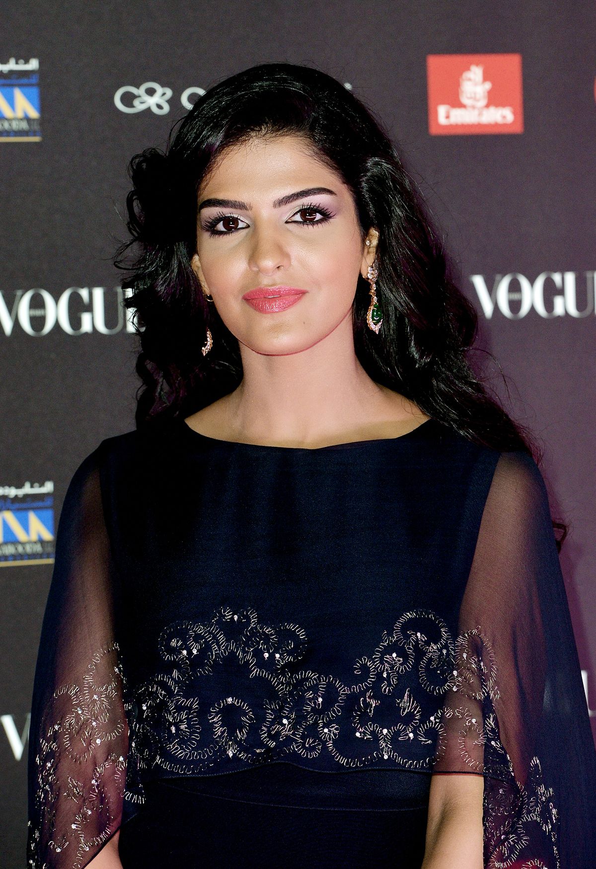 Принцесса Амира Аль-Тавил на гала-ужине в павильоне Armani во время выставки