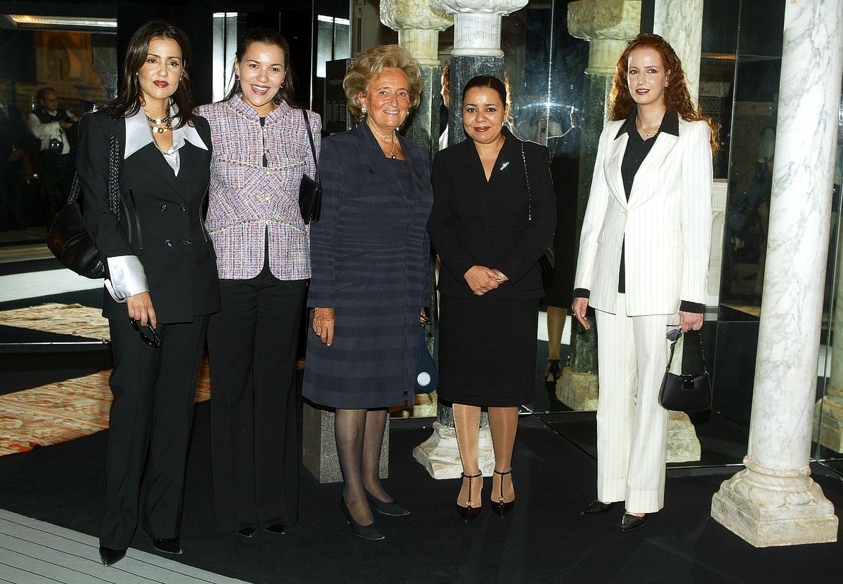 Принцесса Лалла Мерием, принцесса Лалла Хасма, Бернадетт Ширак, принцесса Лалла Хасна и принцесса Лалла Сальма