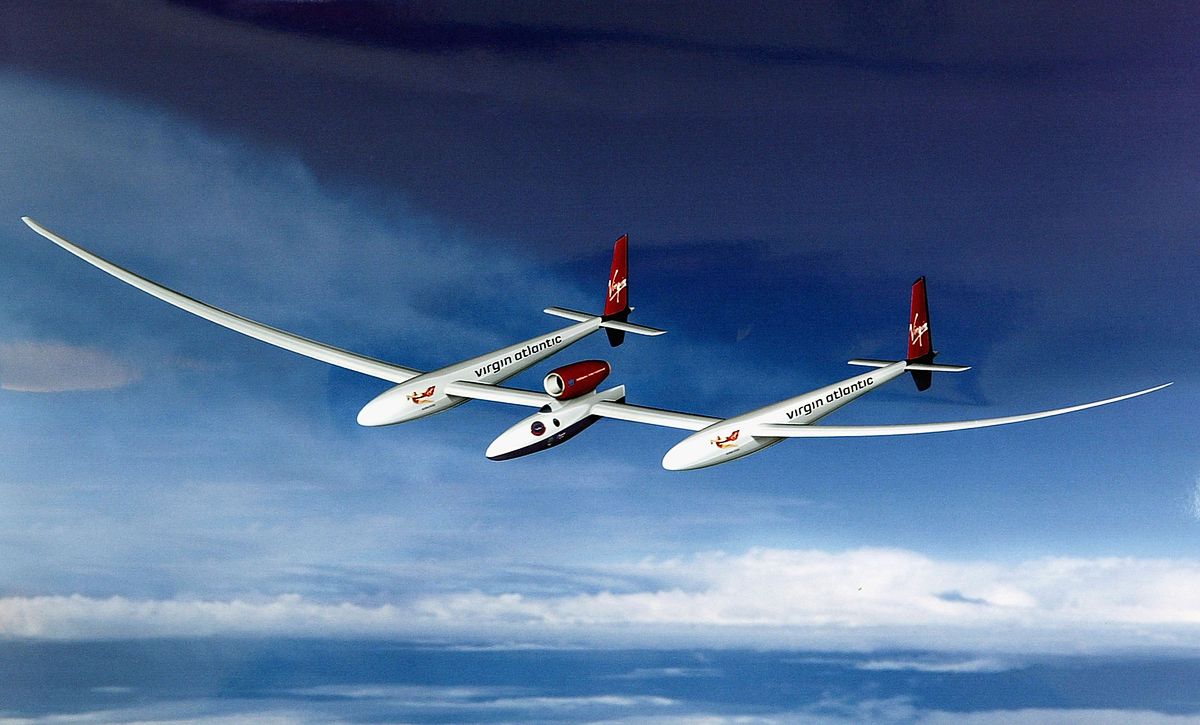 Самолет GlobalFlyer компании Virgin Atlantic сэра Ричарда Брэнсона