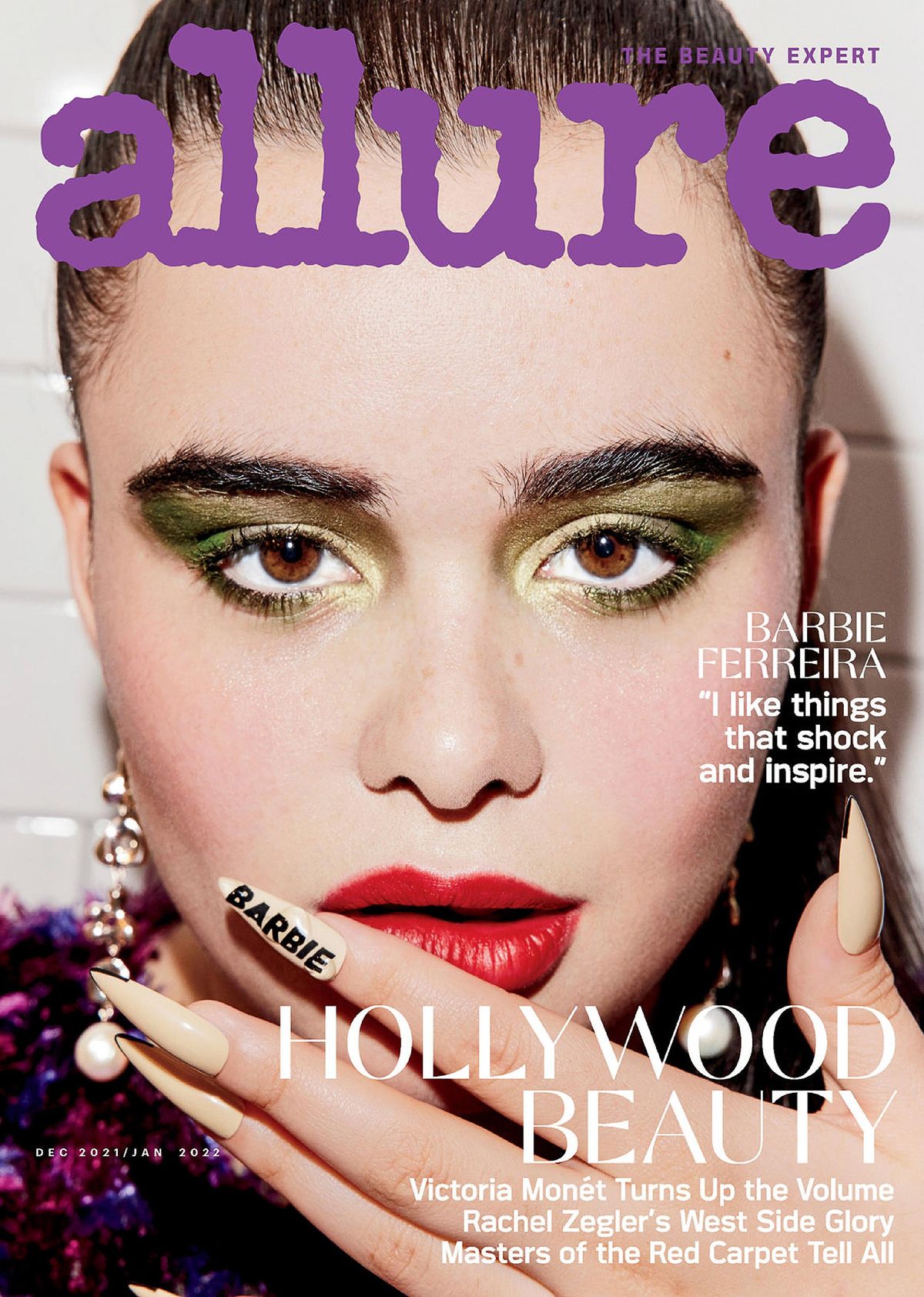 Барби Феррейра на обложке журнала Allure