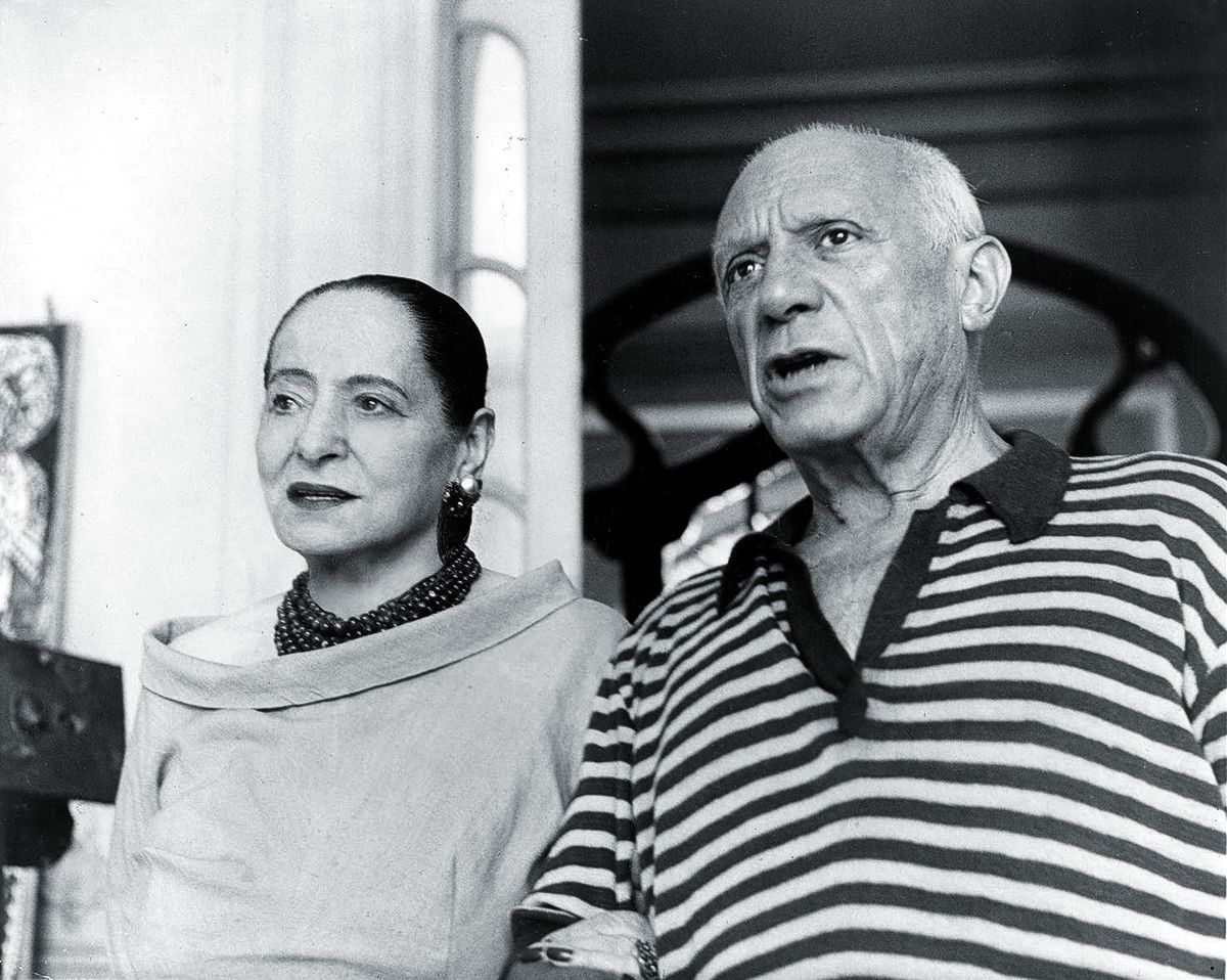 Хелена Рубинштейн с Пабло Пикассо