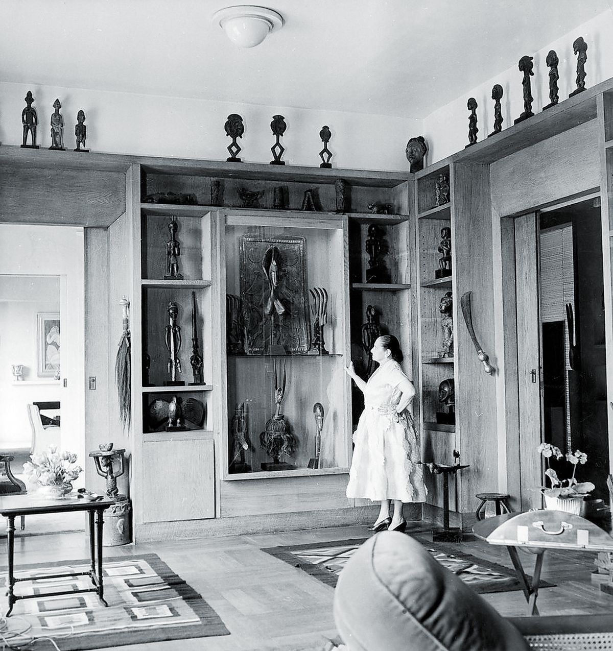 Хелена Рубинштейн в своей парижской квартире