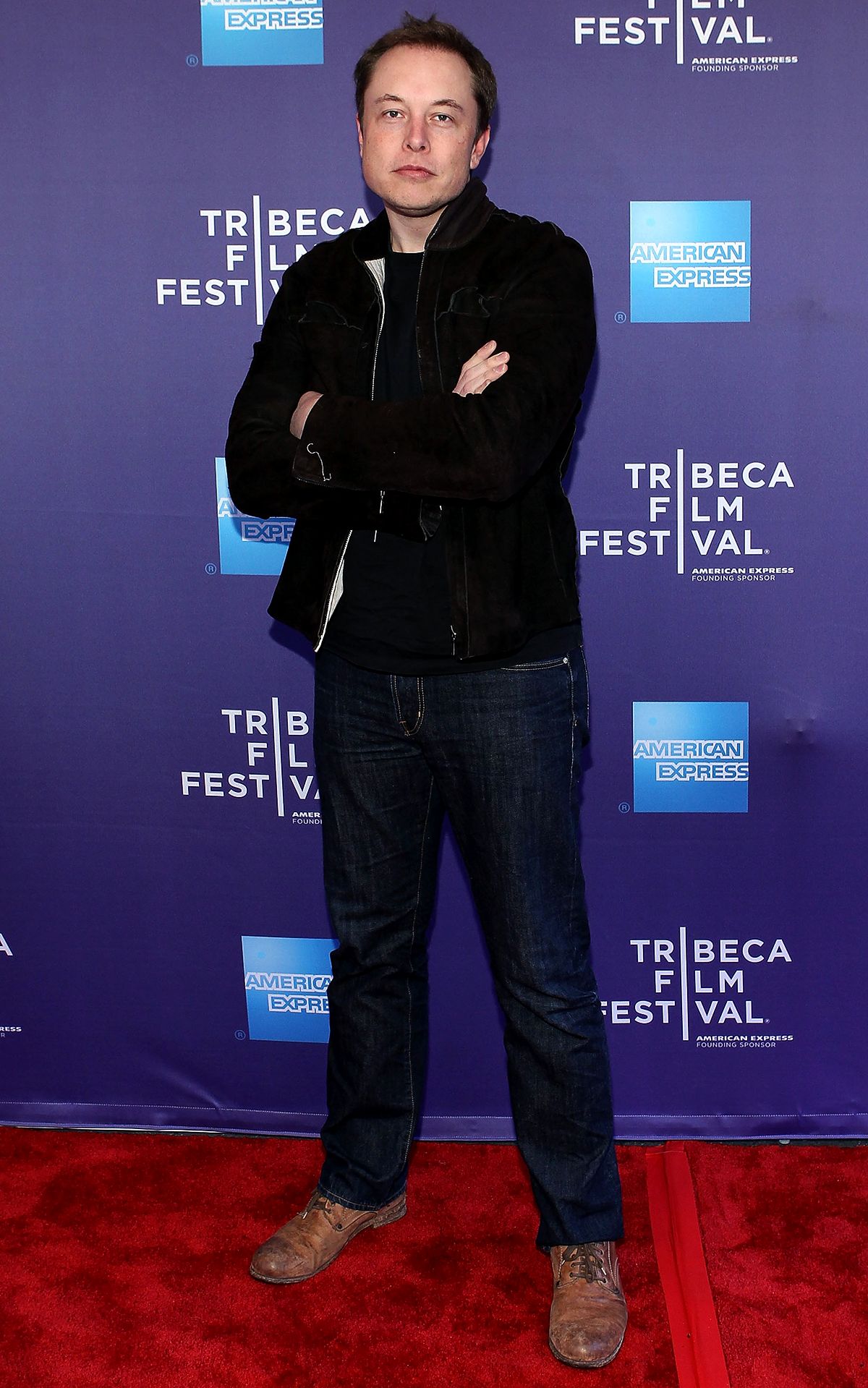 Илон Маск во время кинофестиваля Tribeca 2011