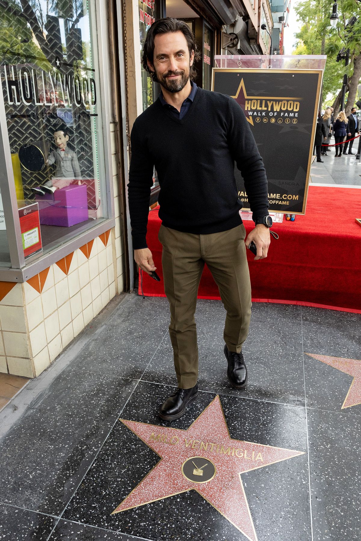 Майло Вентимилья на церемонии награждения его звездой на Голливудской Аллее славы, фото 2
