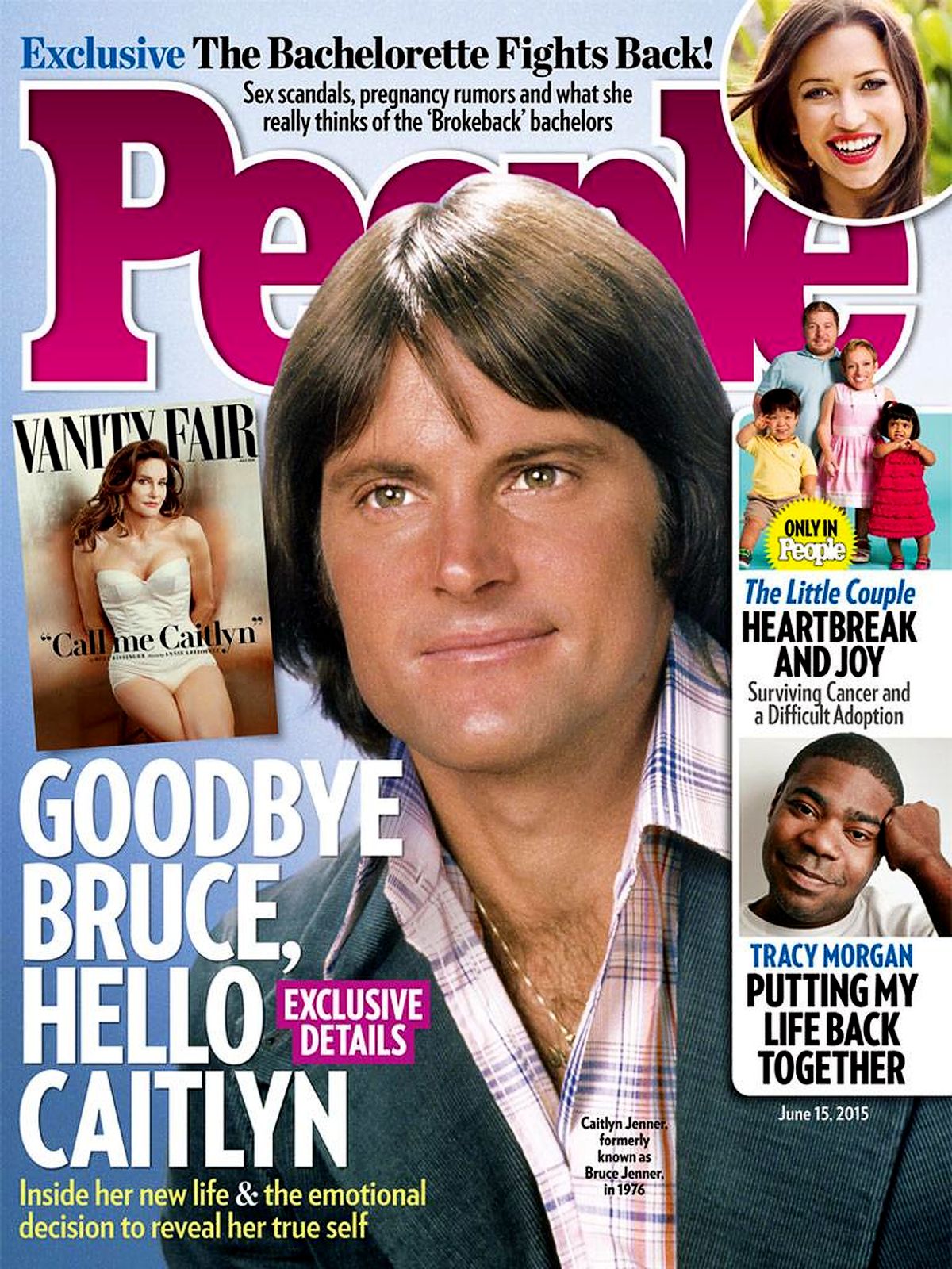 Обложка журнала People с заголовком «Прощай Брюс, Привет Кэтлин»