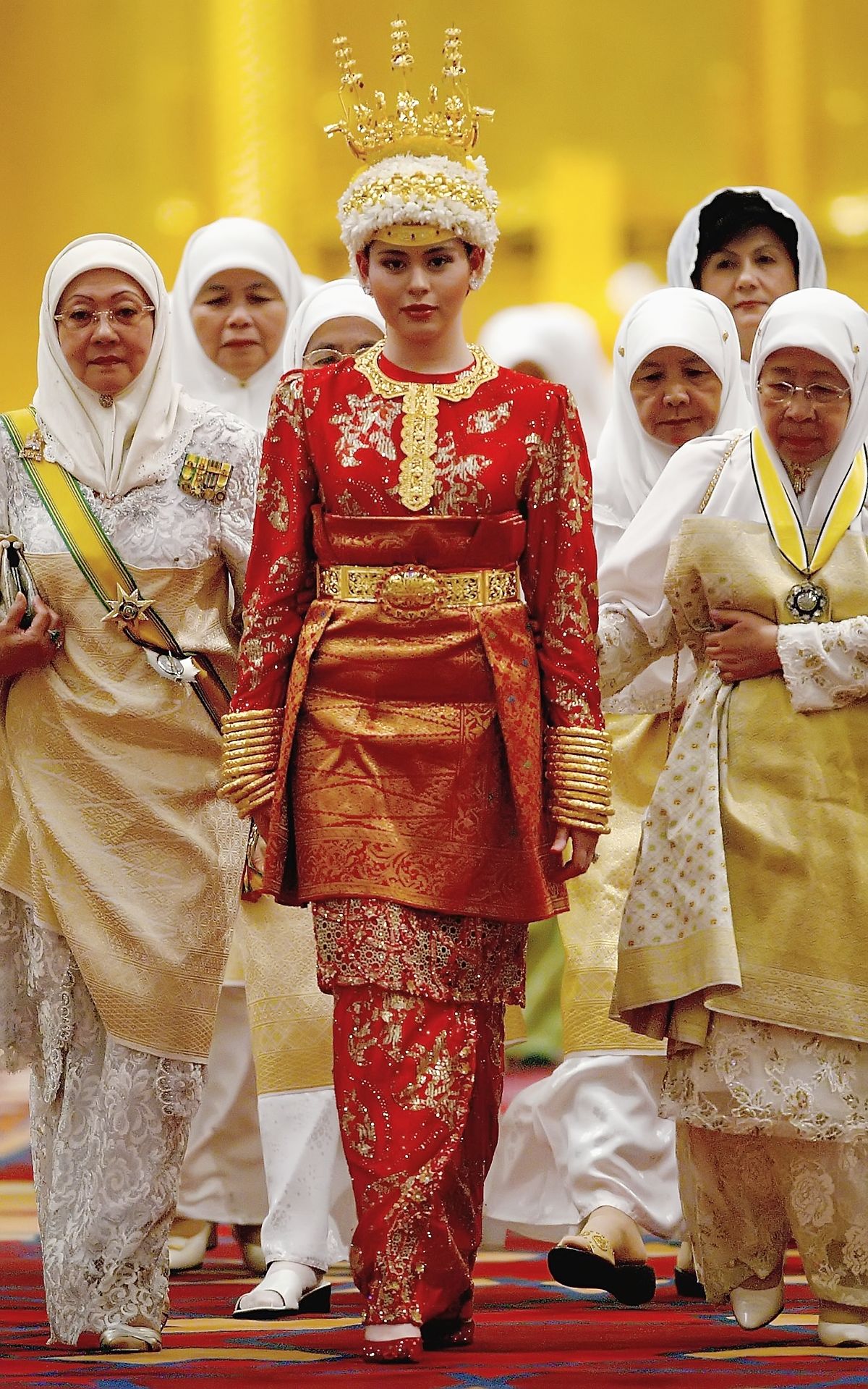 Принцесса Сара Саллех принимает участие в традиционной церемонии Беринаи