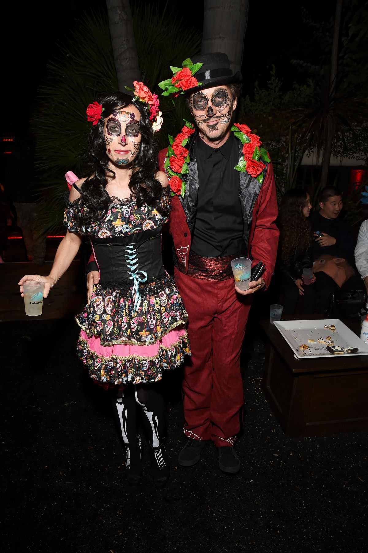 Шона Робертсон и Эдвард Нортон на вечеринке Casamigos Halloween Party