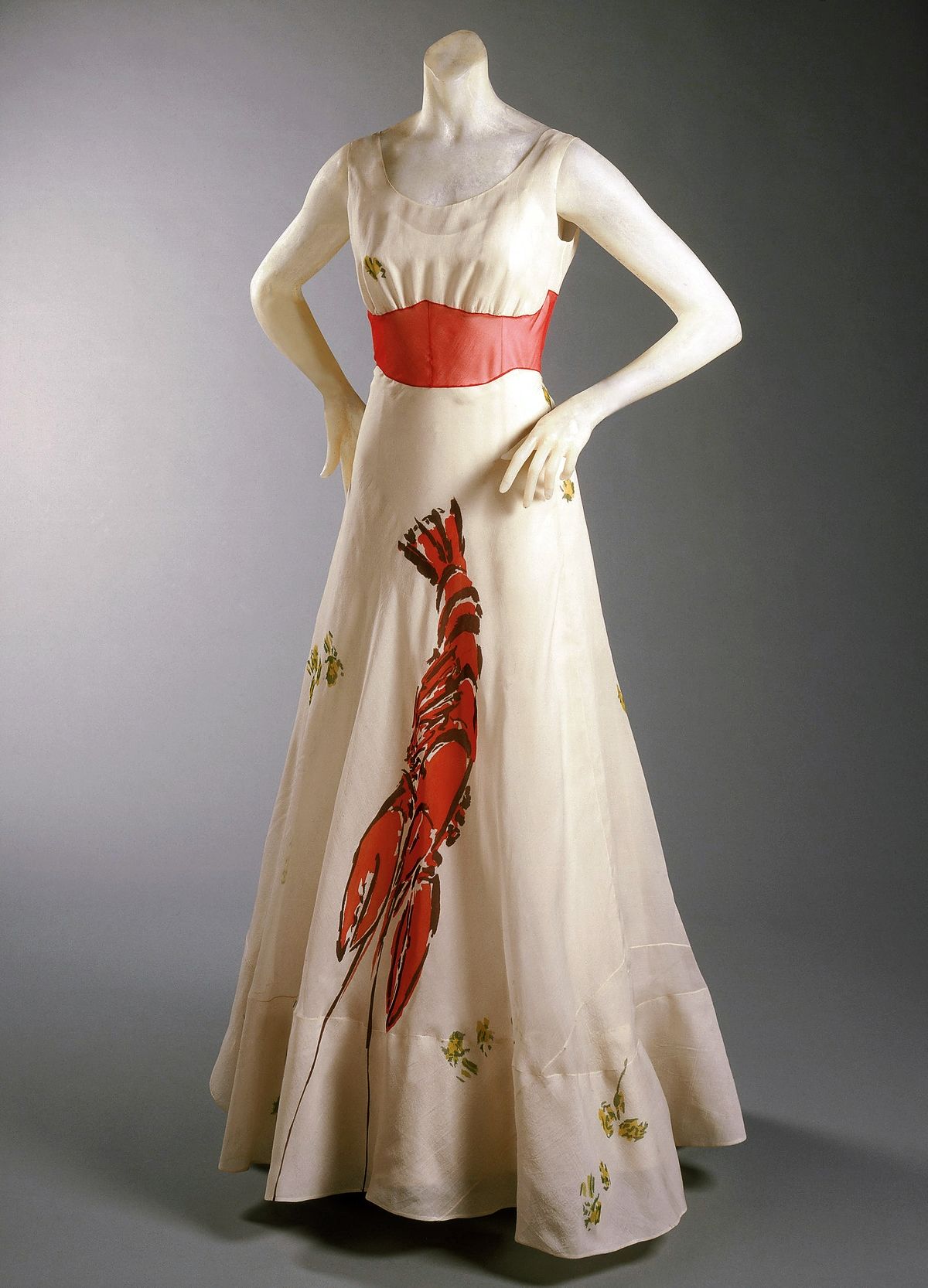 Вечернее платье от Эльзы Скиапарелли с омаром
