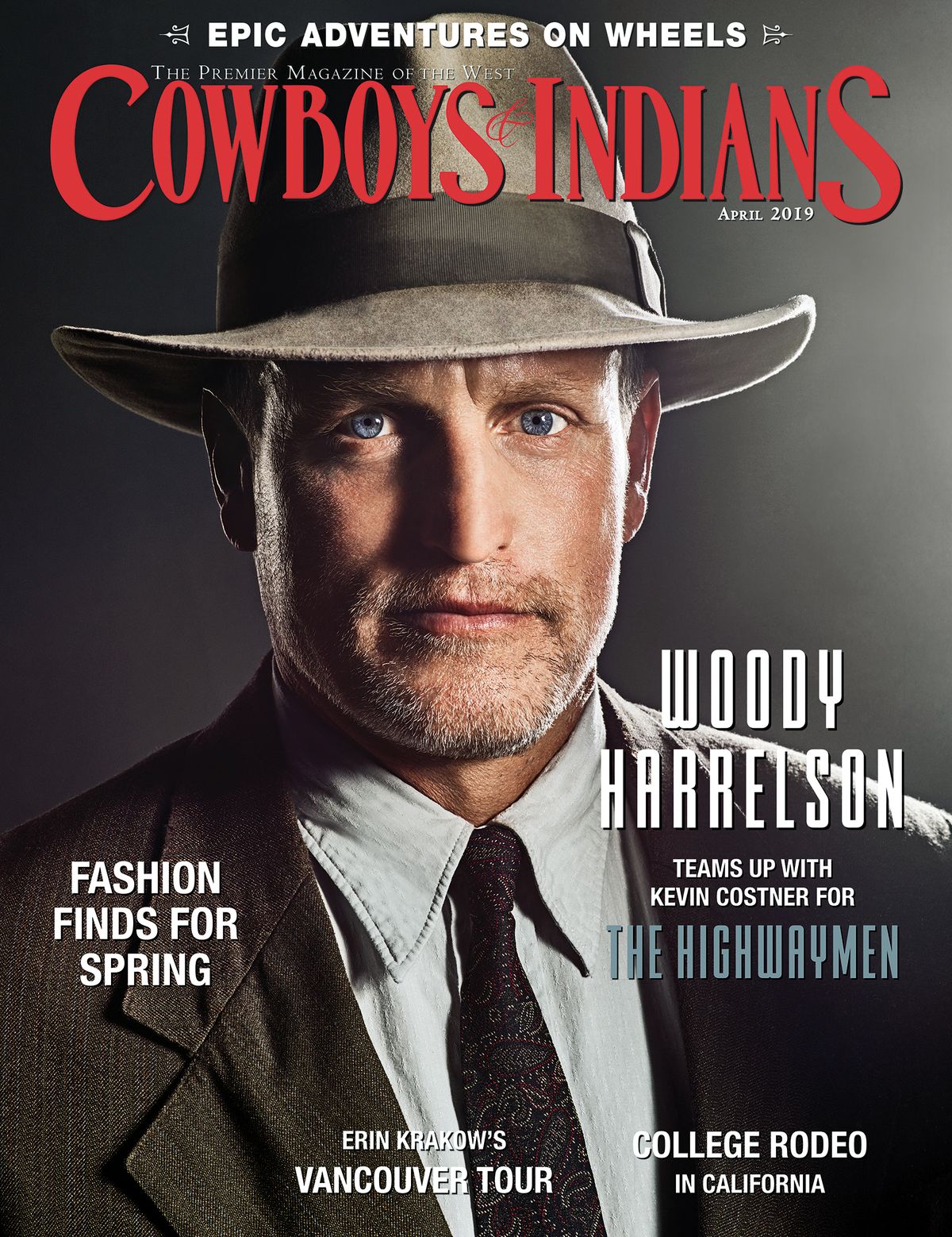 Вуди Харрельсон на обложке журнала Cowboys & Indians