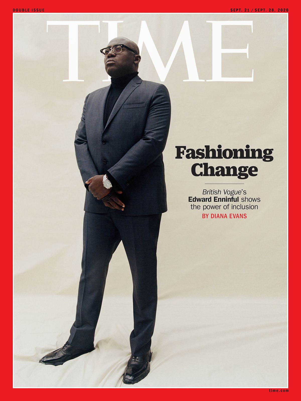 Эдвард Эннинфул на обложке журнала TIME, 2020 г.