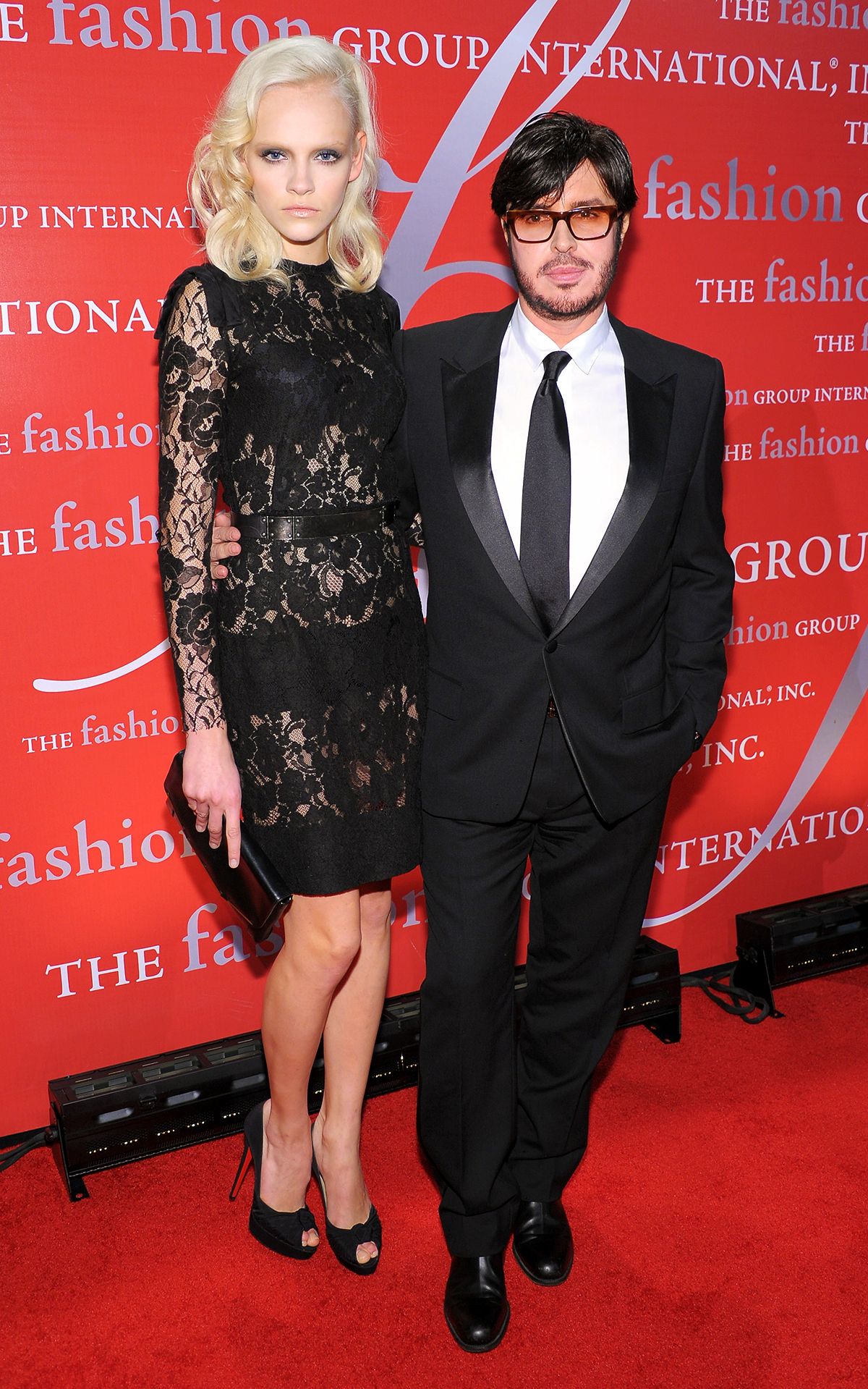 Гинта Лапиня и Франсуа Нарс на 28-й ежегодной звездной ночи Fashion Group International