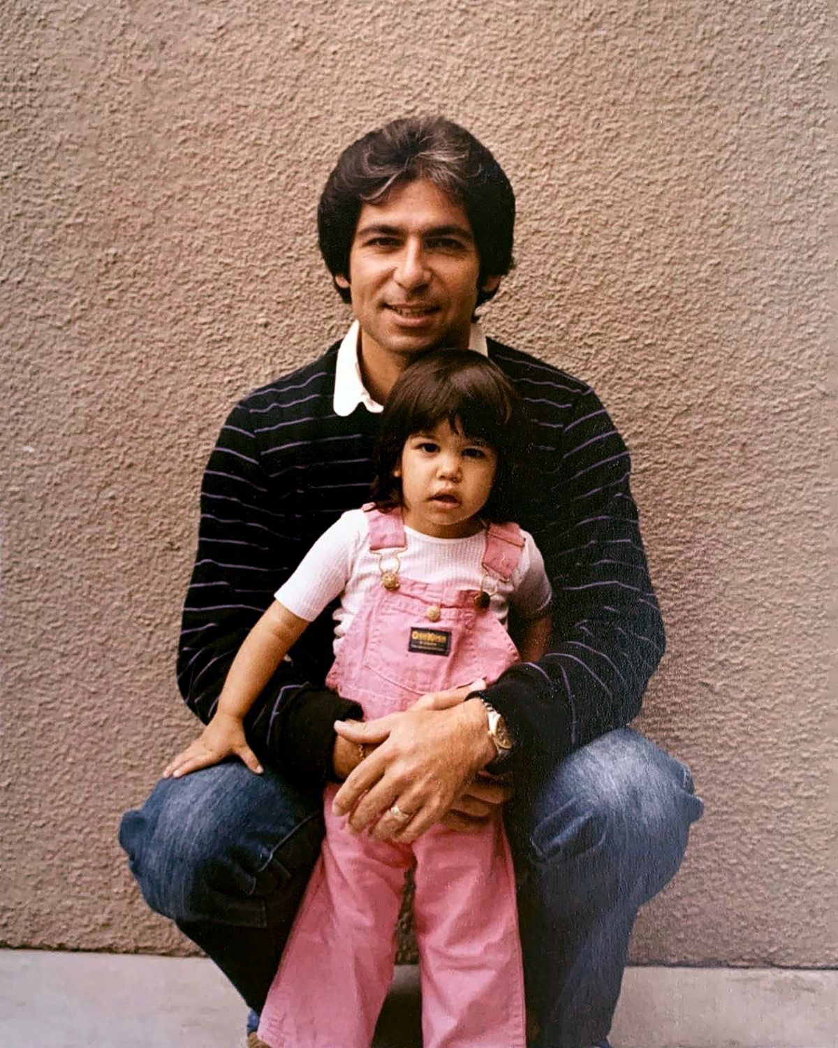 Роберт Кардашьян с дочкой Ким Кардашьян