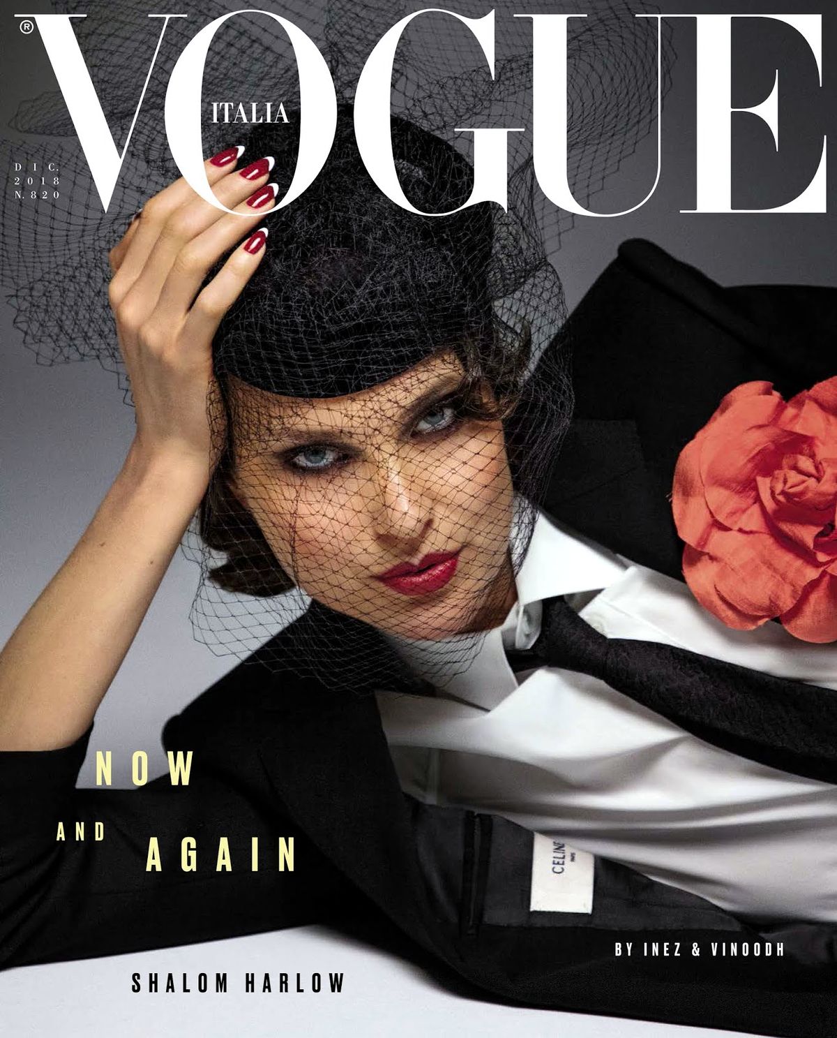 Шалом Харлоу на обложке журнала Vogue Italia