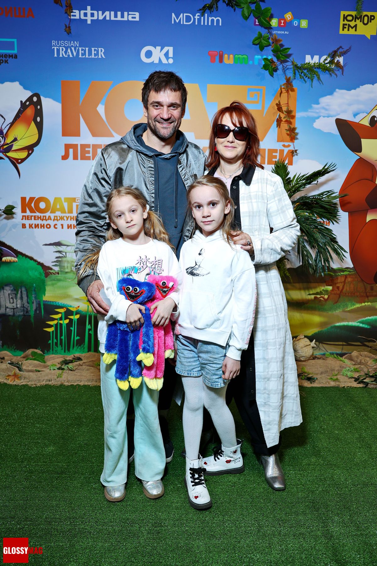 Дмитрий Миллер на премьере мультфильма «Коати. Легенда джунглей» в московском кинотеатре «Формула Кино на Кутузовском», 29 мая 2022 г.
