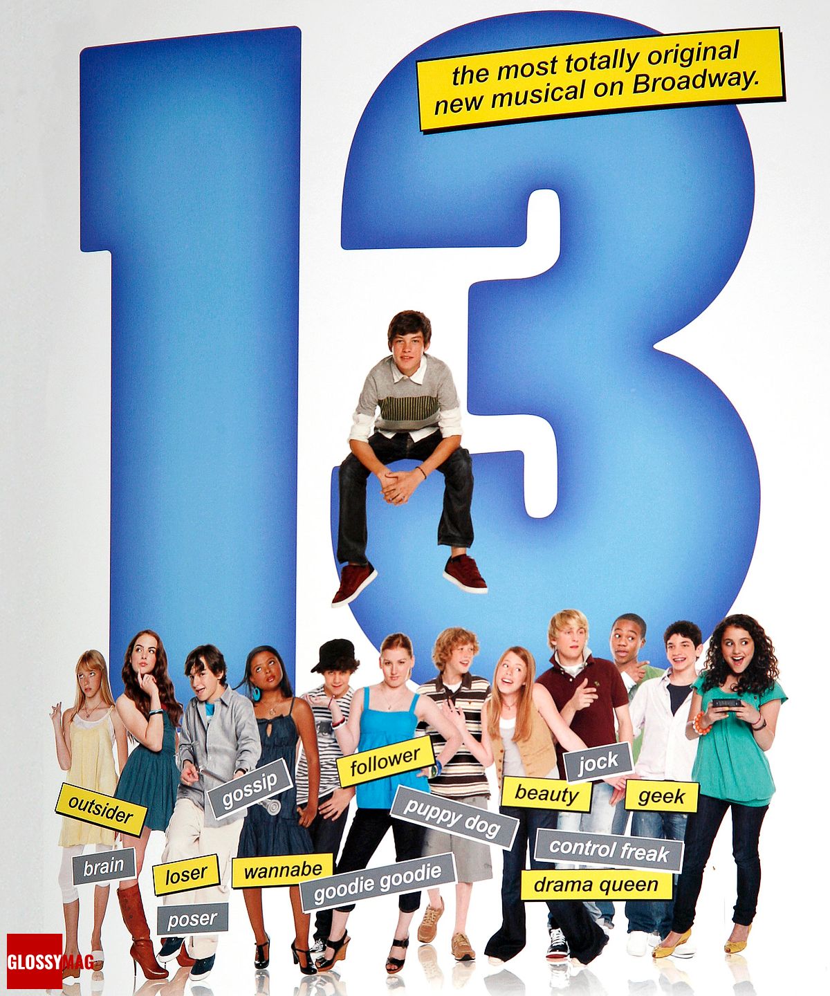 Постер к мюзиклу «13» с участием Арианы Гранде (на фото крайняя справа)