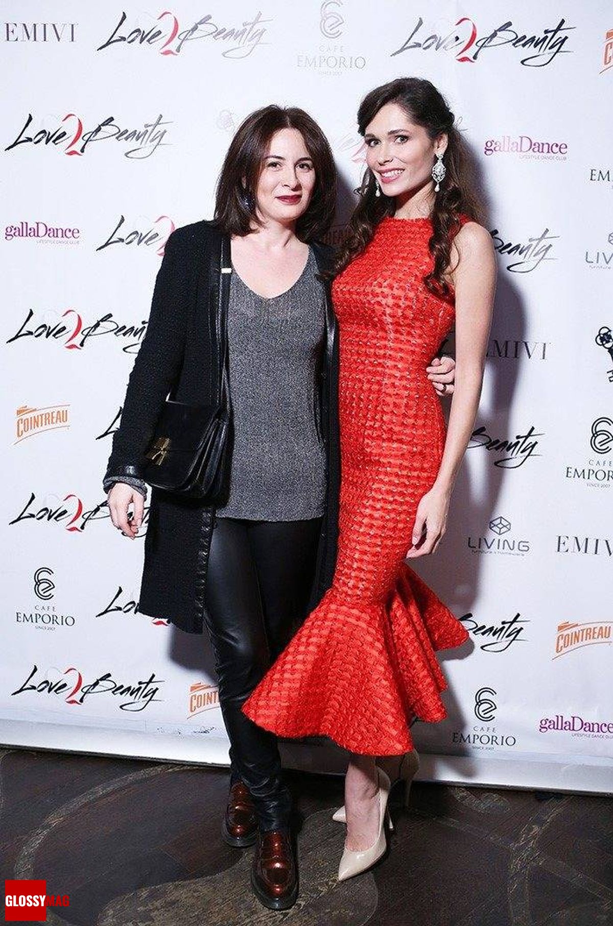 Диана Джанелли, Полина Аскери на праздновании 2-летия Love2Beauty.ru в EMPORIO CAFE, 20 ноября 2014 г.