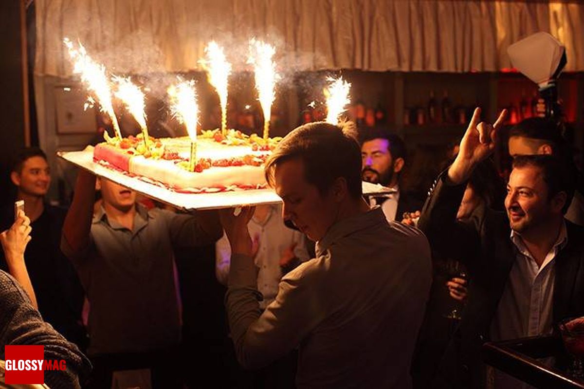 Праздничный торт на праздновании 2-летия Love2Beauty.ru в EMPORIO CAFE, 20 ноября 2014 г.