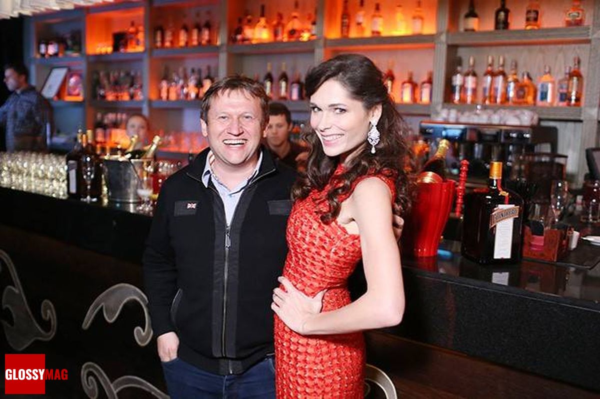 Станислав Гемес — бизнесмен, Полина Аскери на праздновании 2-летия Love2Beauty.ru в EMPORIO CAFE, 20 ноября 2014 г.