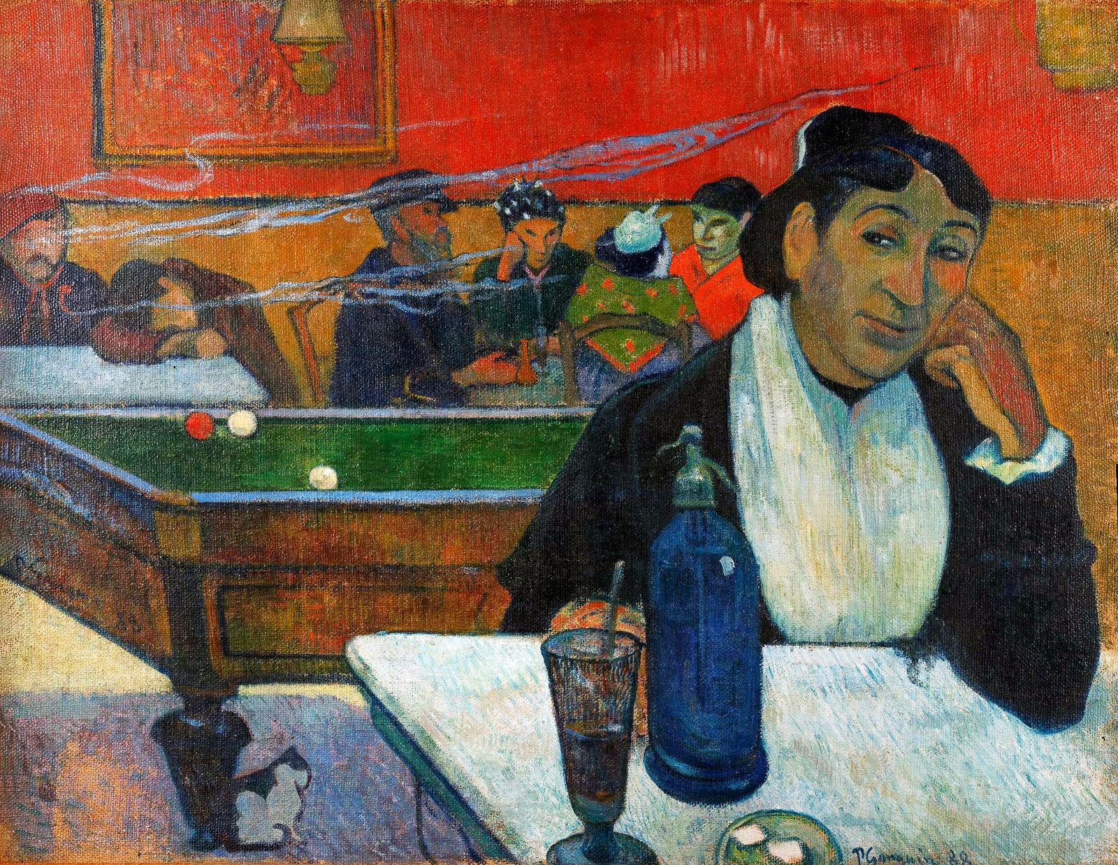 Поль Гоген. «Кафе в Арле» (1888 г., ГМИИ)