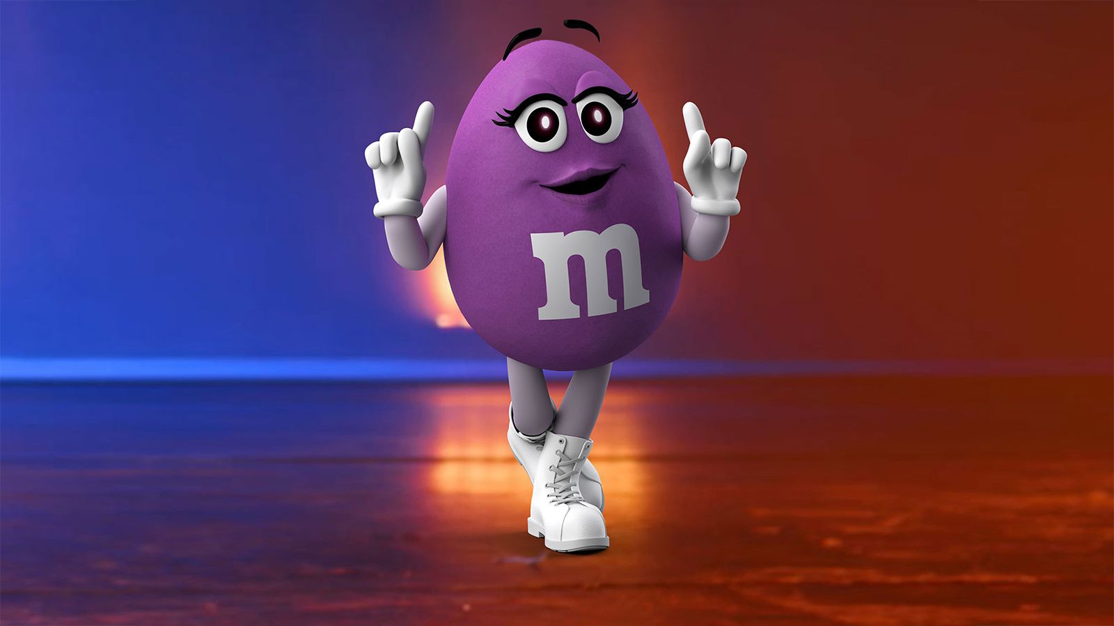 «Я просто буду собой»: пурпурная конфетка стала новым персонажем M&M’s