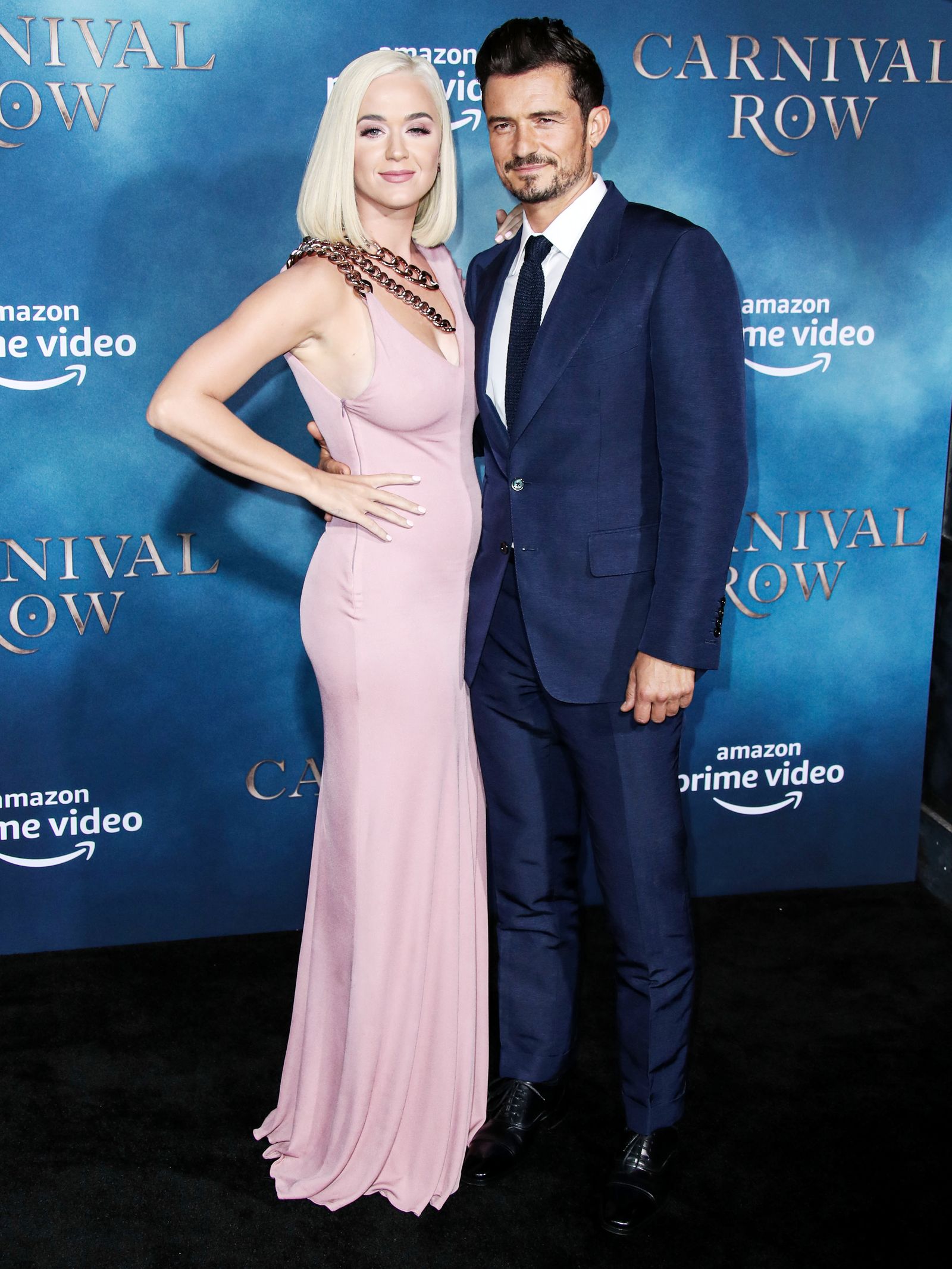 Кэти Перри и Орландо Блум на премьере сериала «Карнивал Роу» в Голливуде, 21 августа 2019 г.