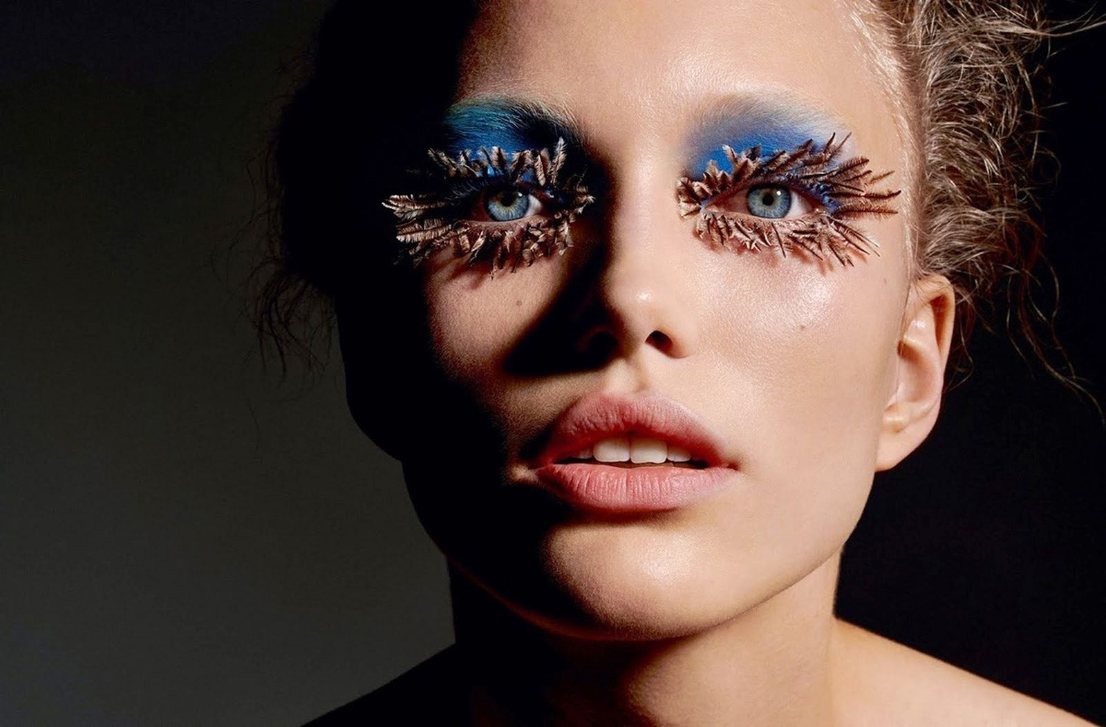 What's New Beauty: Ким ван дер Лаан перед объективом Лиз Коллинз для Elle France