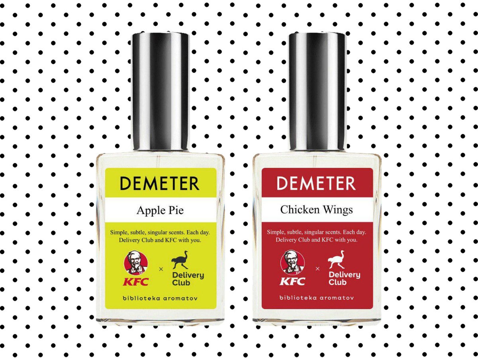 «Библиотека ароматов» Demeter пополнилась «Яблочным пирожком» и «Куриными крылышками»